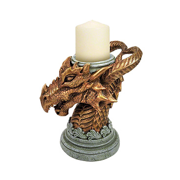 中世纪龙头烛台/